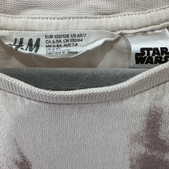 H&M Star Wars Mandalorian Kids T-Shirt - Size 6x/7 - Picture 8 of 9